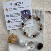Zodiac Crystal Bracelet Set | Healing Crystals for Each Star Sign - Auratract